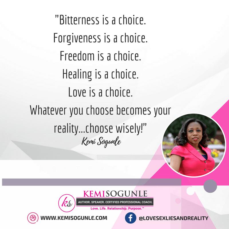 Quote on choices by Kemi Sogunle