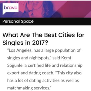 Best Cities for Singles 2017